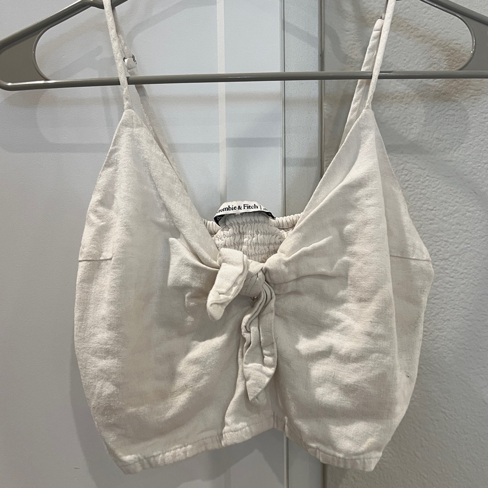 A&F Tie Crop Top